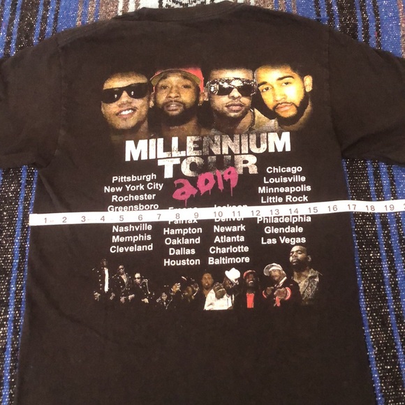 B2K 2019 Millennium Concert Tour Tee Shirt - Picture 10 of 11
